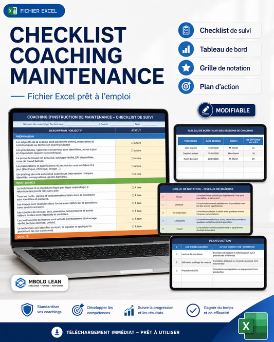 Checklist Coaching Maintenance – Suivi des Instructions & Plan d’Action.xlsx